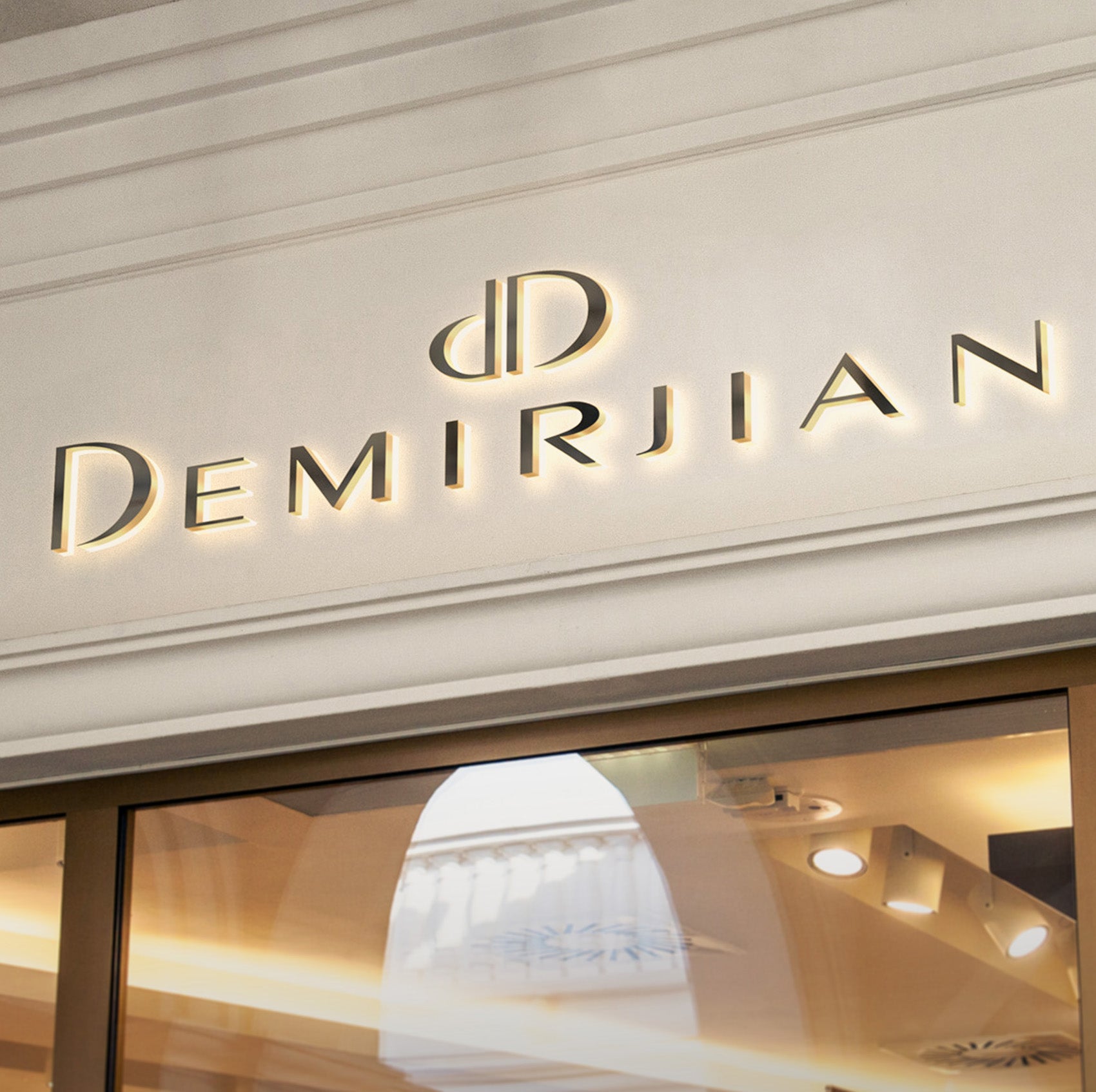 The Demirjian atelier storefront entrance.